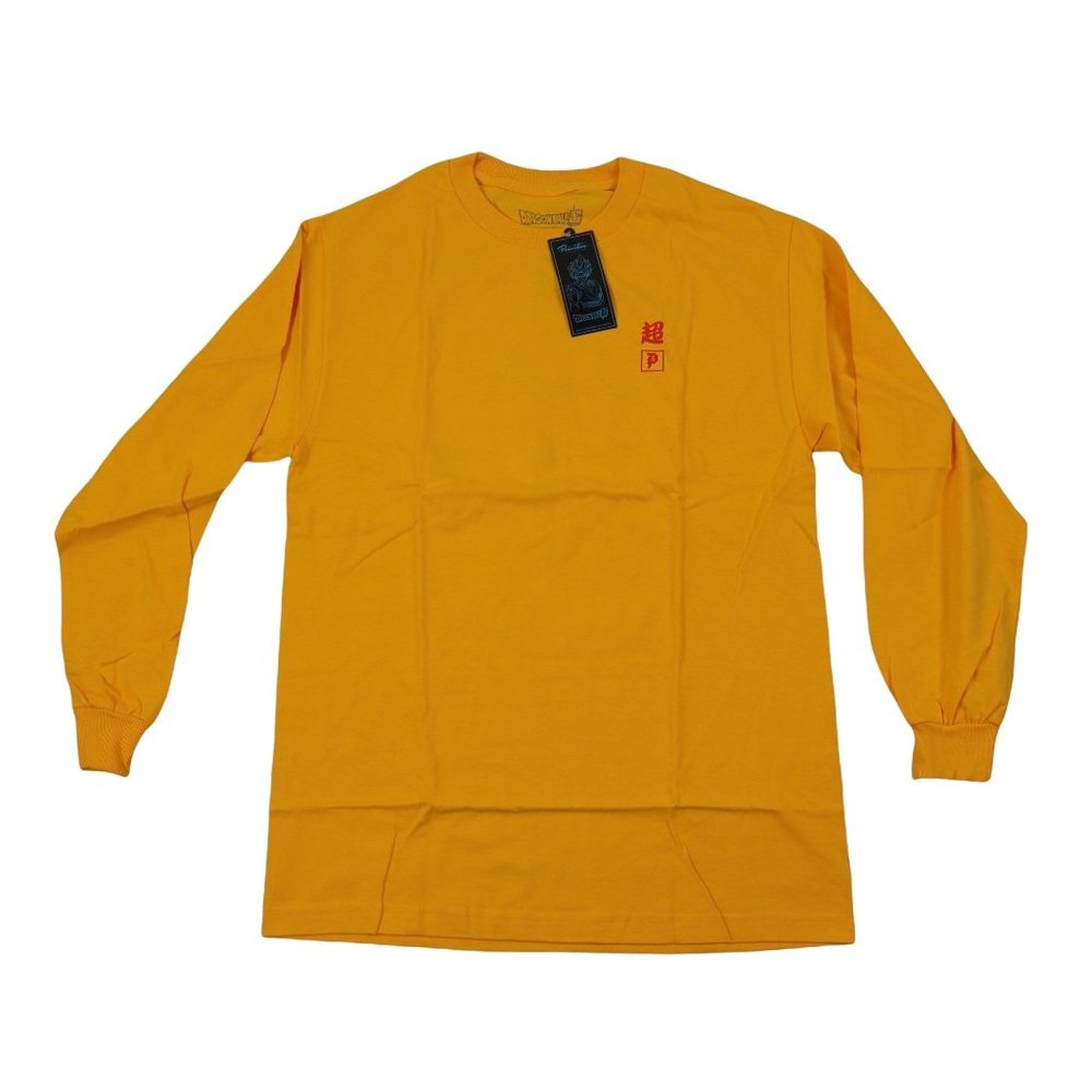 Primitive skateboard t-shirt gold color / long sleeve / dragonball graphic tee